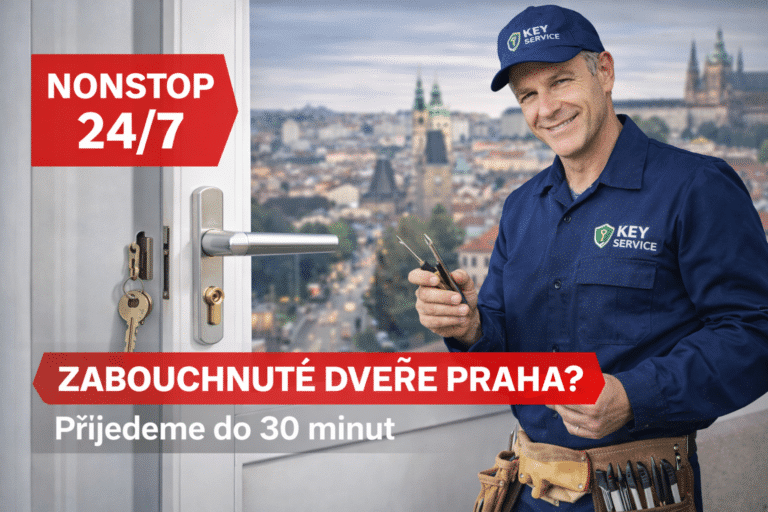 zabouchnuté dveře Praha